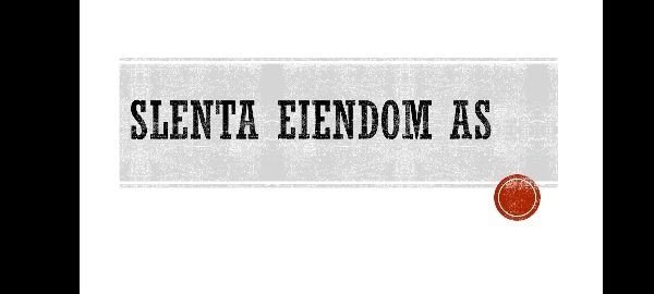 Slenta Eiendom AS logo